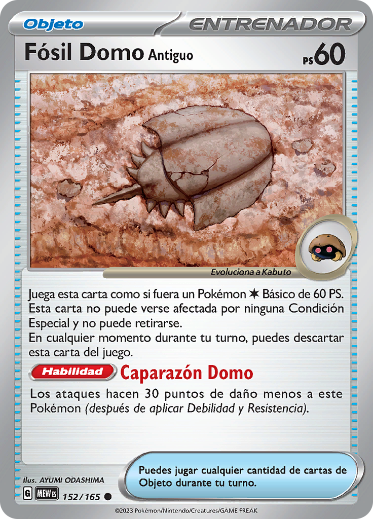 Fósil Domo Antiguo
