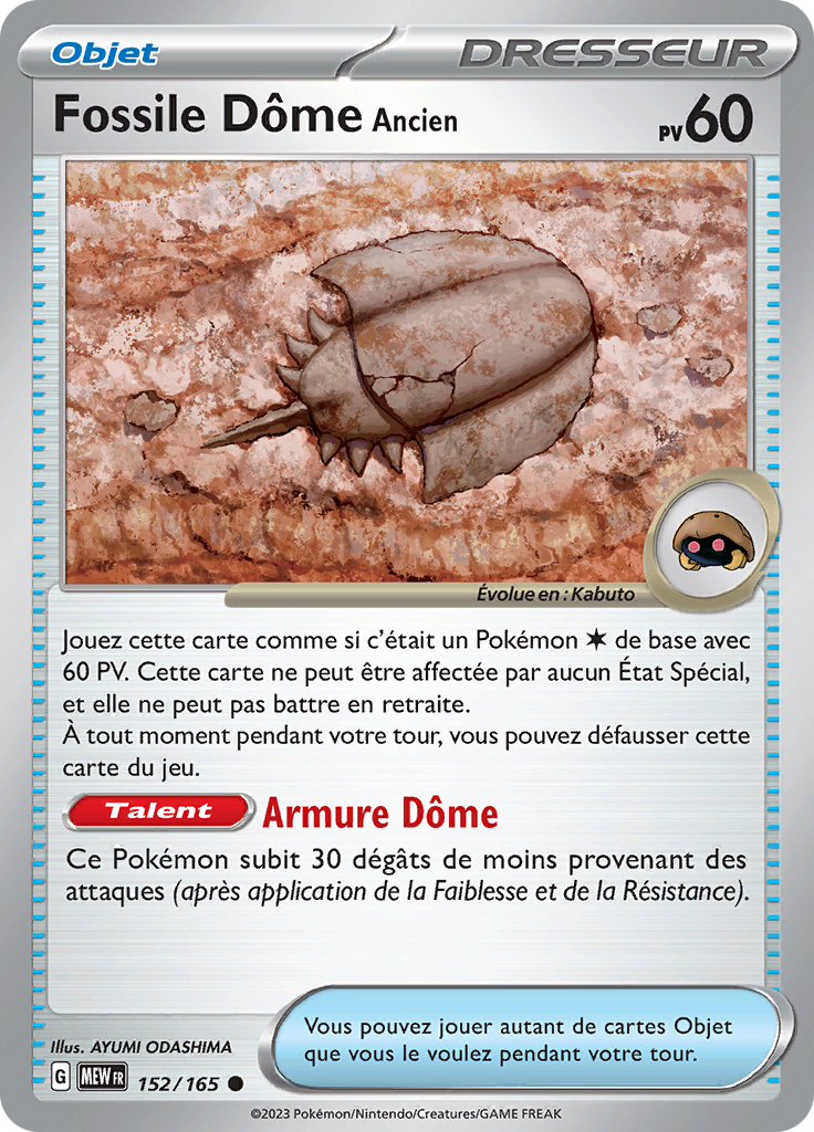 Fossile Dôme Ancien