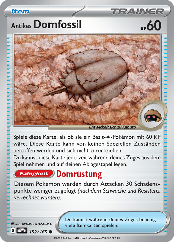 Antikes Domfossil (Reverse Holo)