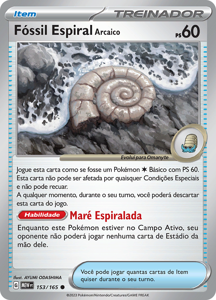 Fóssil Espiral Arcaico