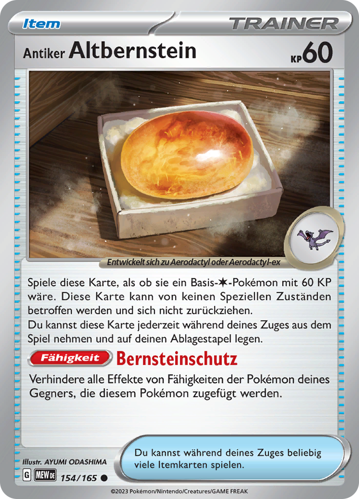 Antiker Altbernstein (Reverse Holo)
