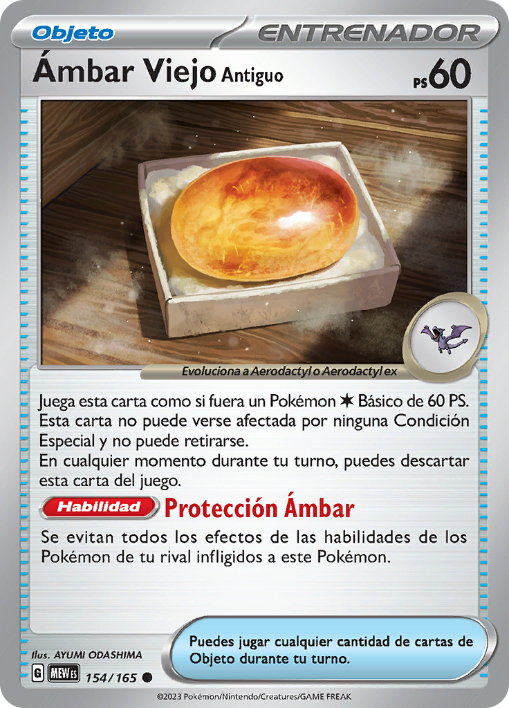 Ámbar Viejo Antiguo (Reverse Holo)