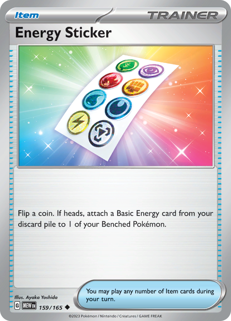Energy Sticker (Reverse Holo)