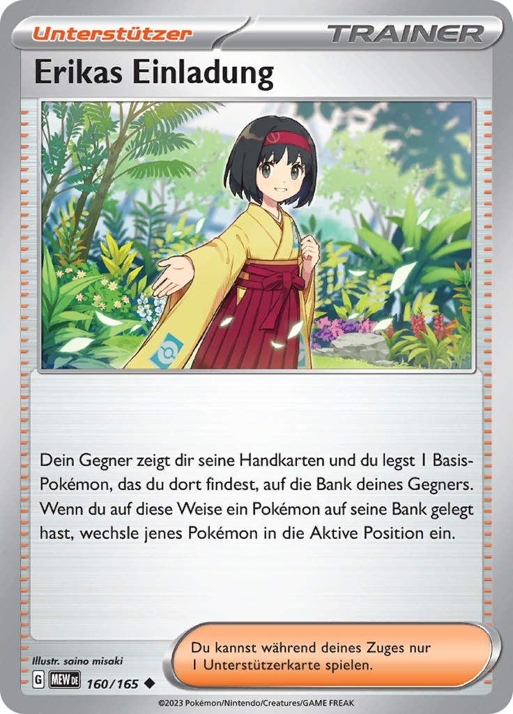 Erikas Einladung (Reverse Holo)