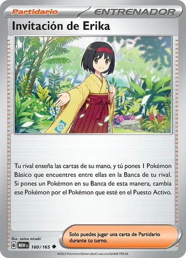 Invitación de Erika (Reverse Holo)