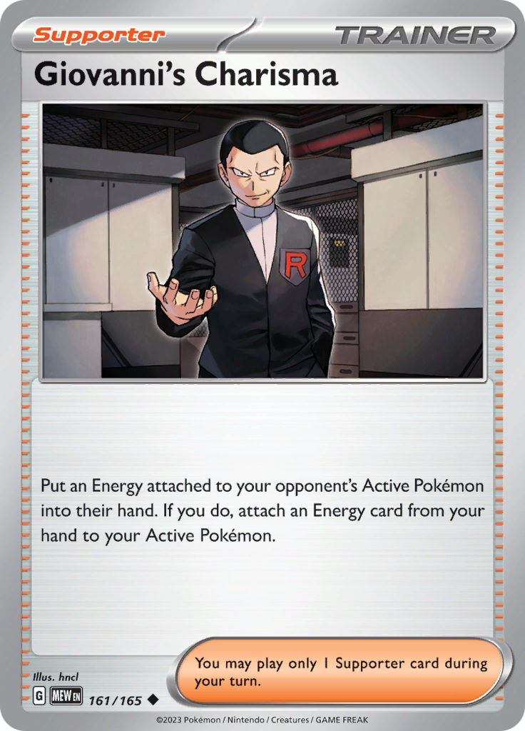 Giovanni's Charisma (Reverse Holo)