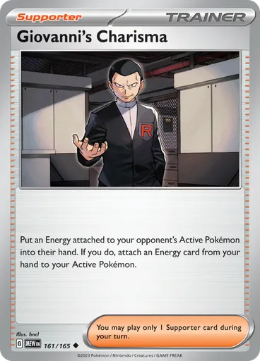 Giovanni's Charisma (Reverse Holo)