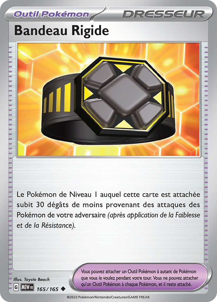 Bandeau Rigide (Reverse Holo)