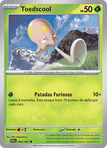 Toedscool (Reverse Holo)