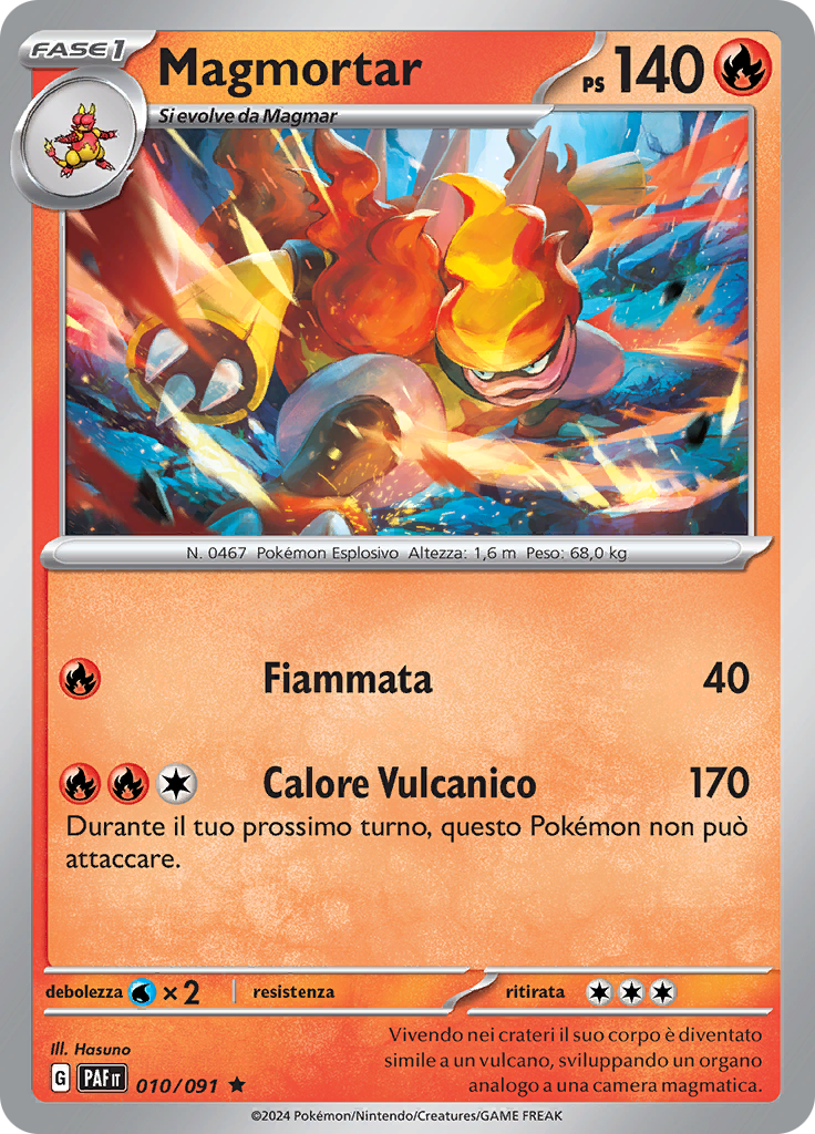 Magmortar (Reverse Holo)
