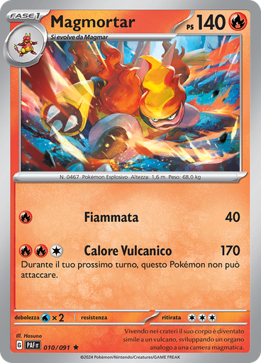 Magmortar (Reverse Holo)