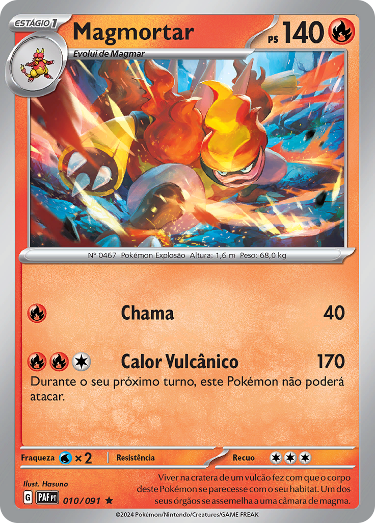 Magmortar (Reverse Holo)