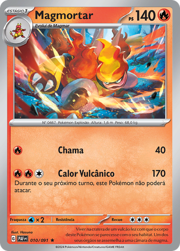Magmortar (Reverse Holo)