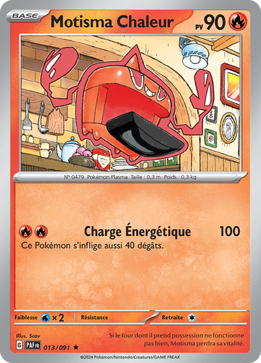 Motisma Chaleur (Reverse Holo)