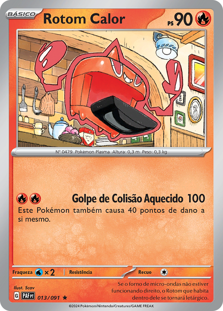 Rotom Calor (Reverse Holo)