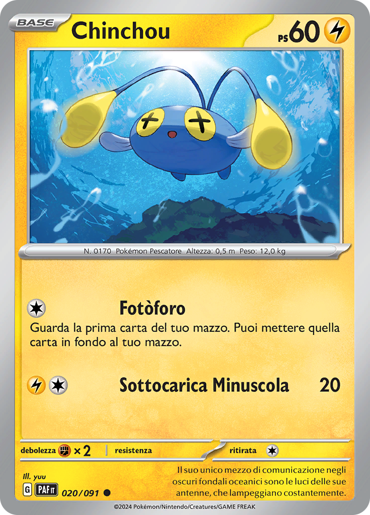 Chinchou (Reverse Holo)