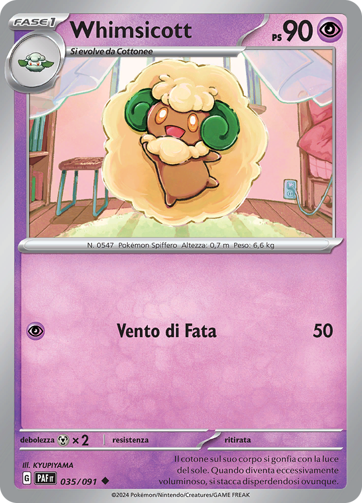 Whimsicott (Reverse Holo)