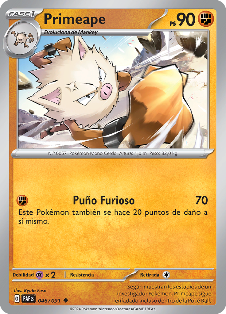 Primeape (Reverse Holo)