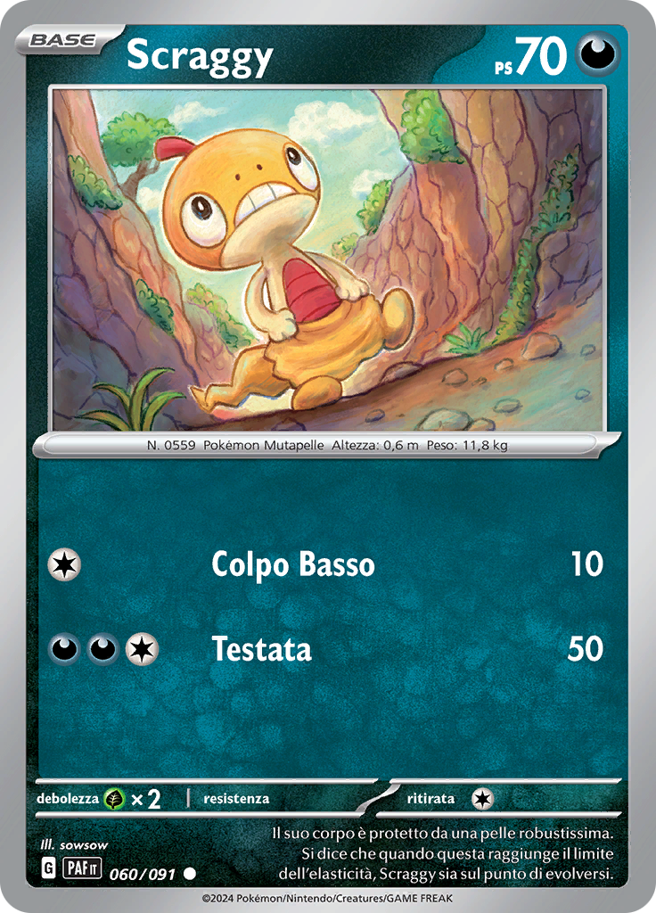 Scraggy (Reverse Holo)