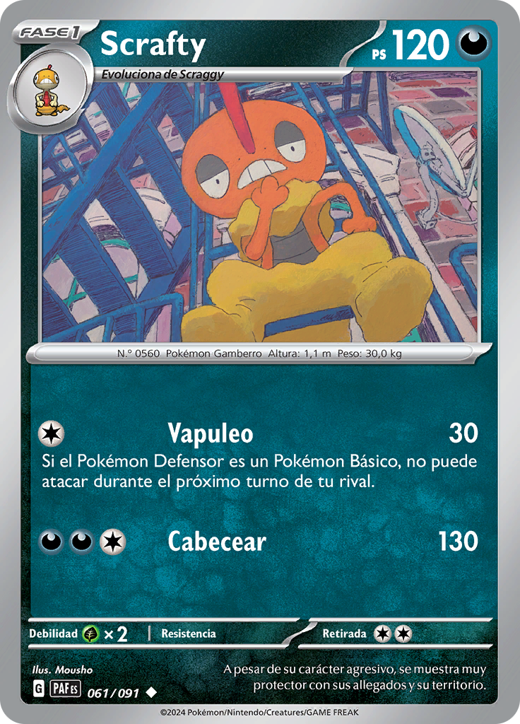 Scrafty (Reverse Holo)