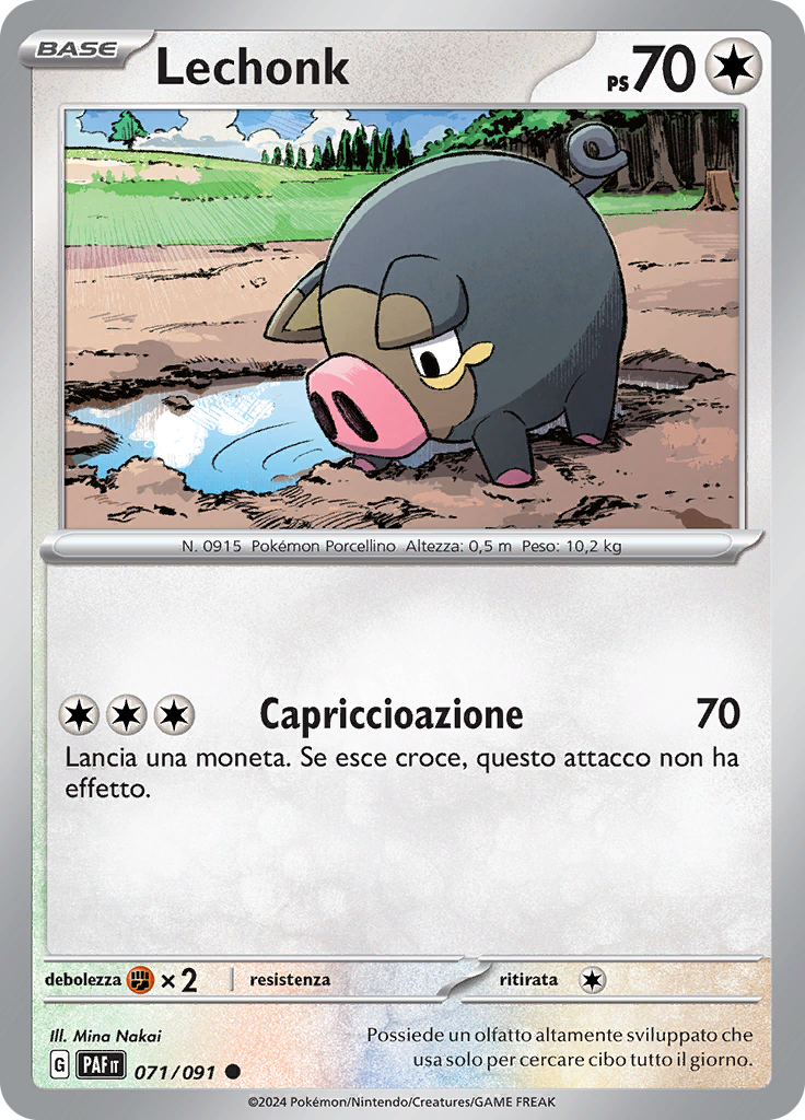 Lechonk (Reverse Holo)