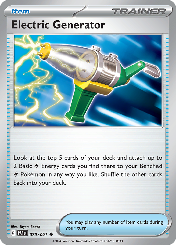 Electric Generator (Reverse Holo)