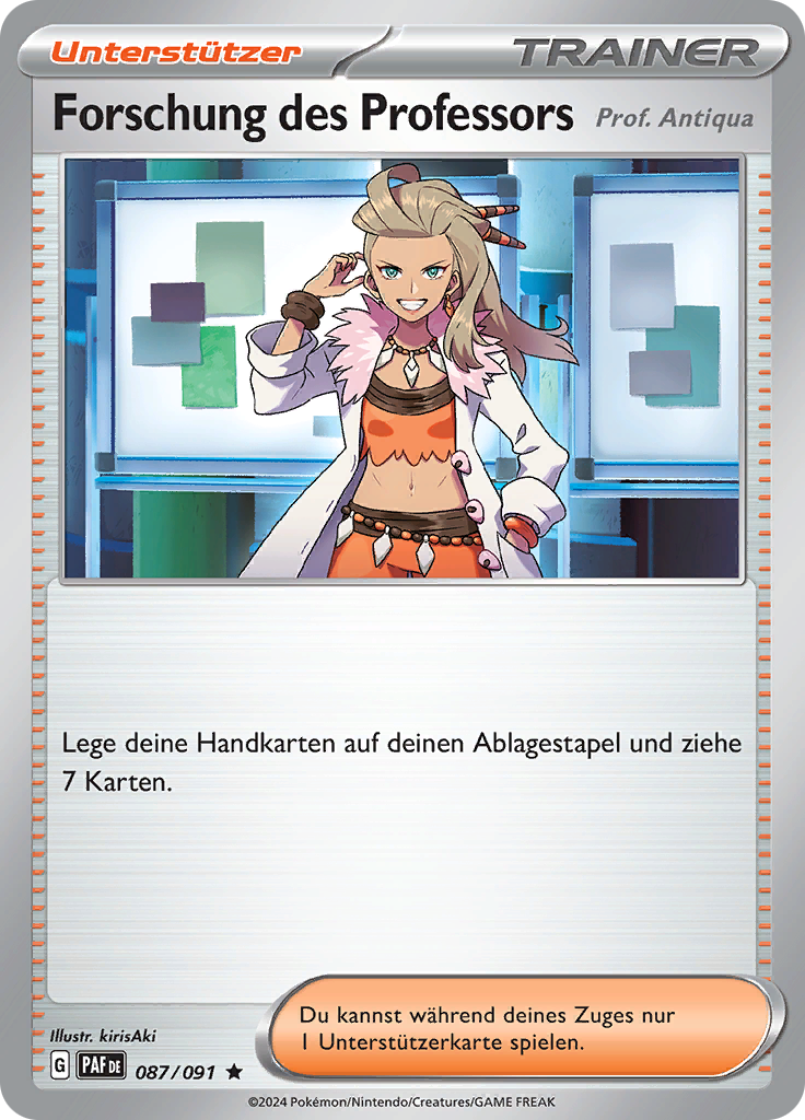 Forschung des Professors (Reverse Holo)