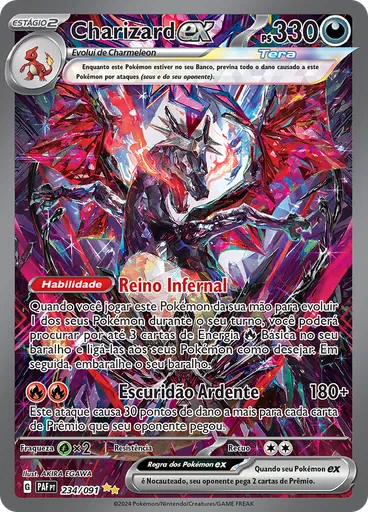 Charizard ex — Destinos de Paldea