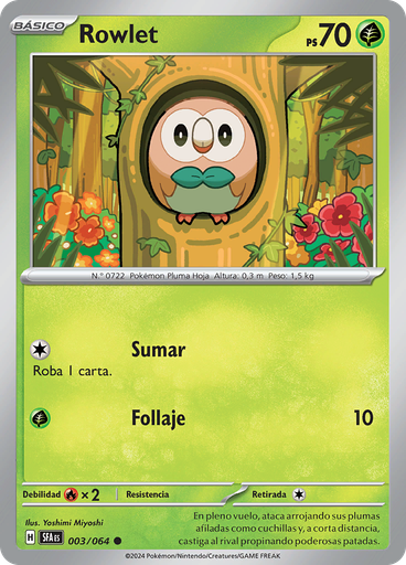 Rowlet (Reverse Holo)
