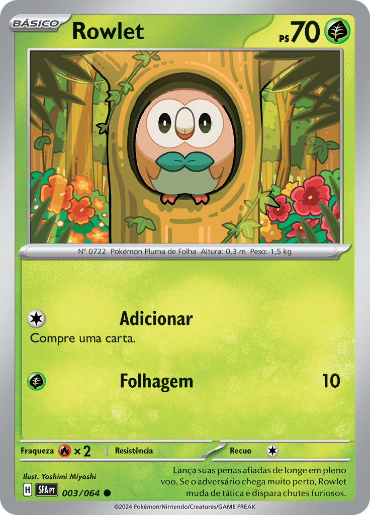 Rowlet (Reverse Holo)