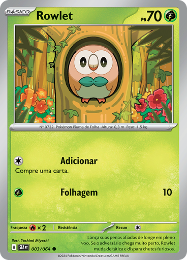 Rowlet (Reverse Holo)