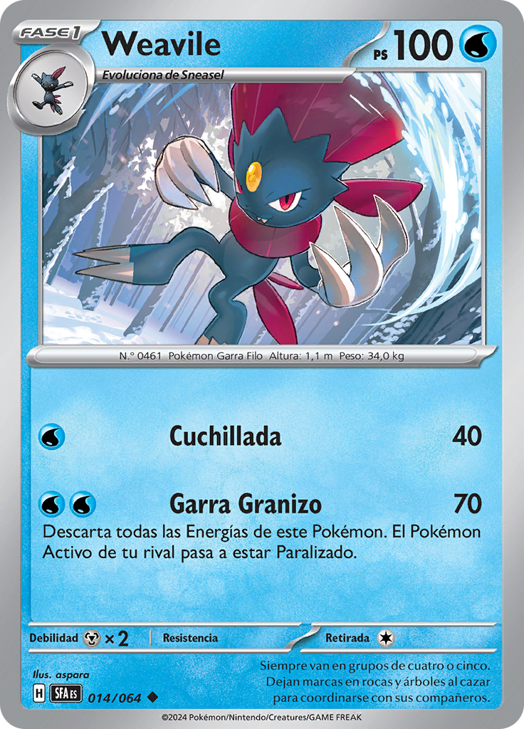 Weavile (Reverse Holo)