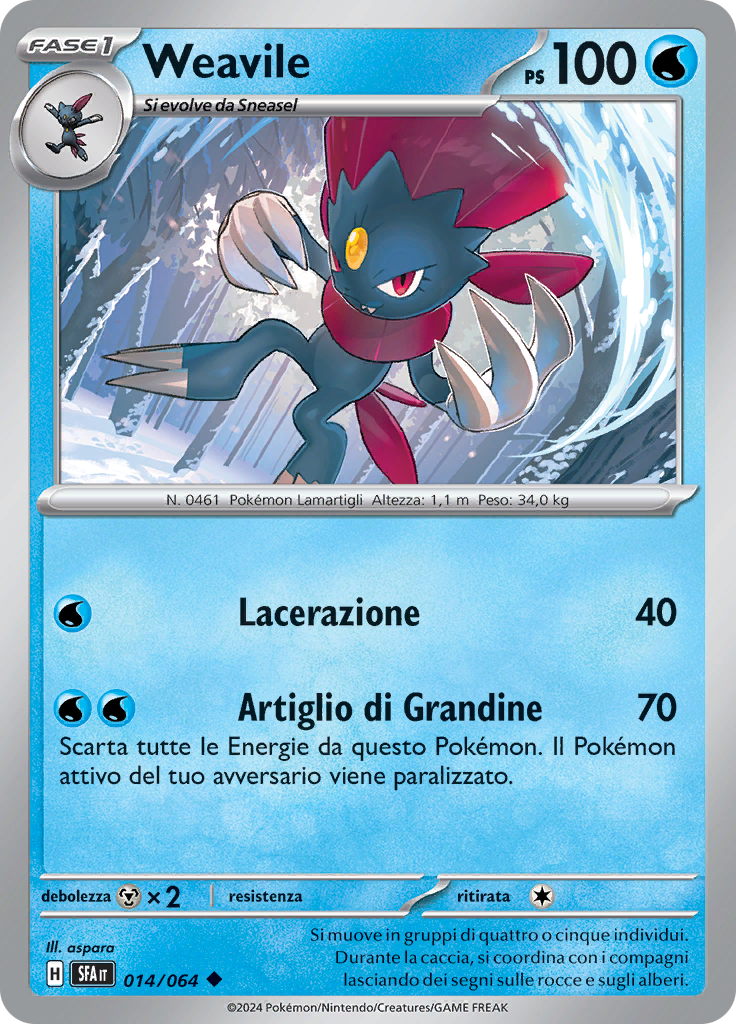 Weavile (Reverse Holo)