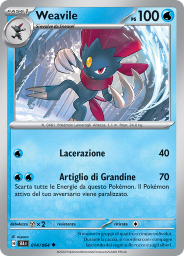 Weavile (Reverse Holo)