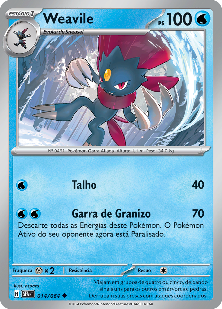 Weavile (Reverse Holo)