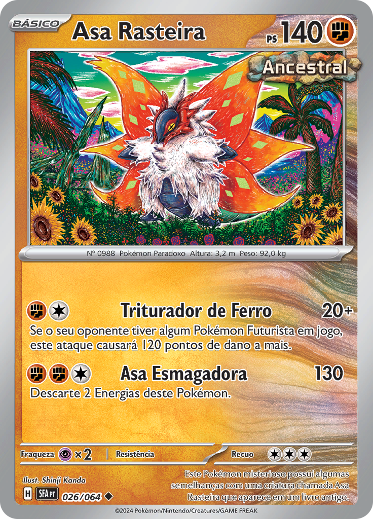 Asa Rasteira (Reverse Holo)