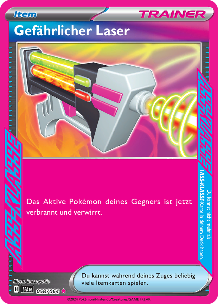 Gefährlicher Laser