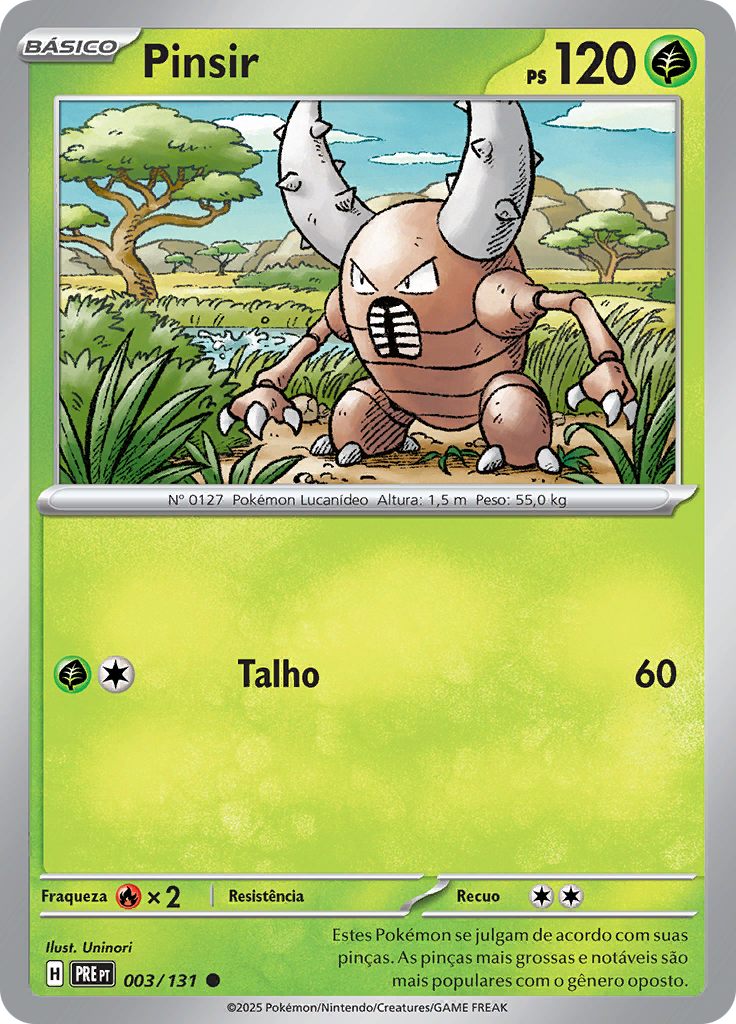 Pinsir (Reverse Holo)