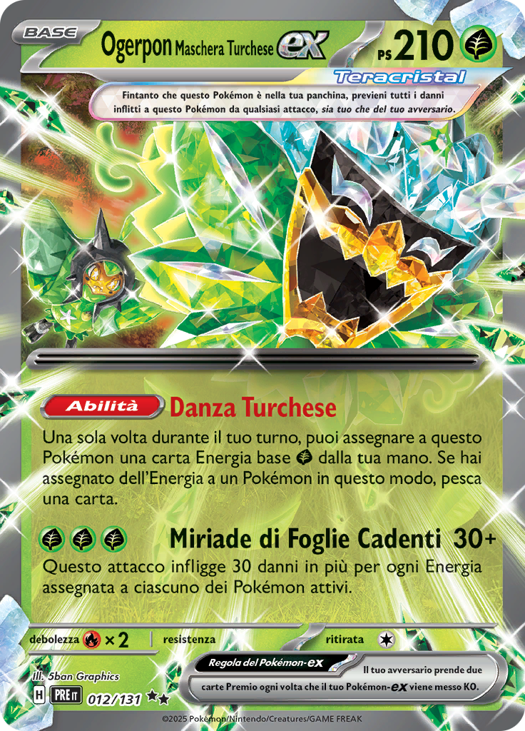 Ogerpon Maschera Turchese-ex