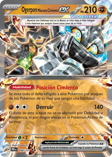Ogerpon Máscara Cimiento ex