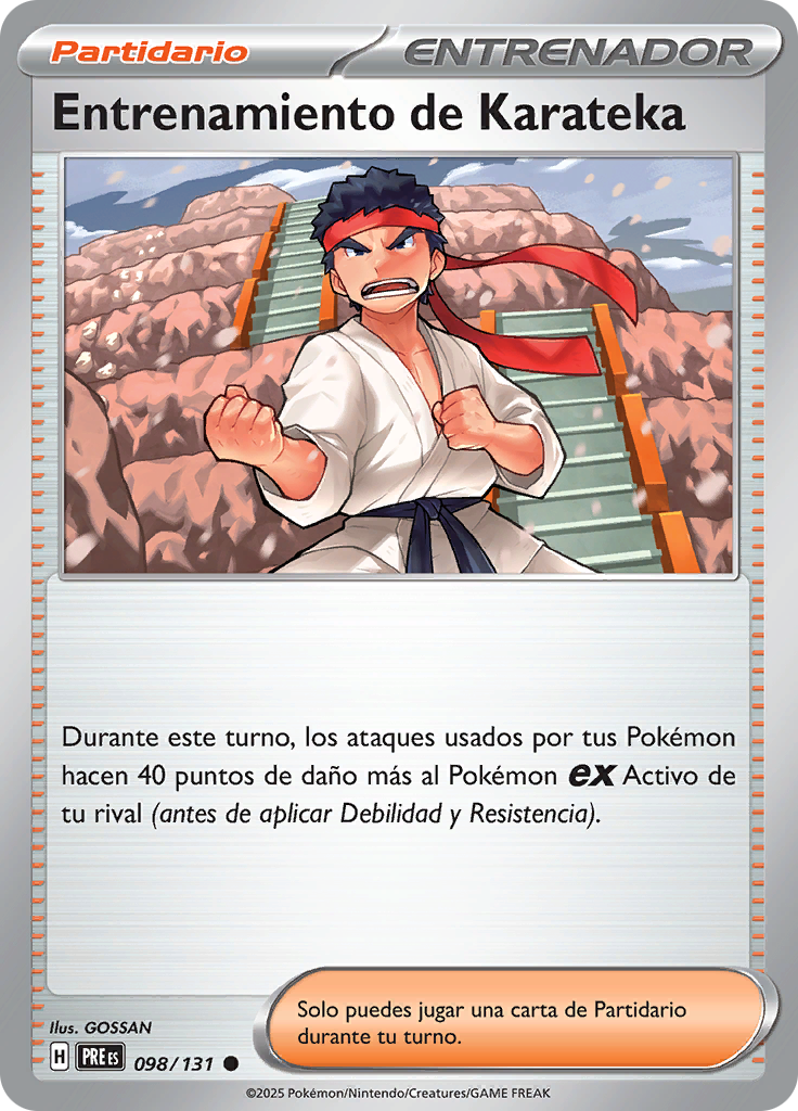 Entrenamiento de Karateka