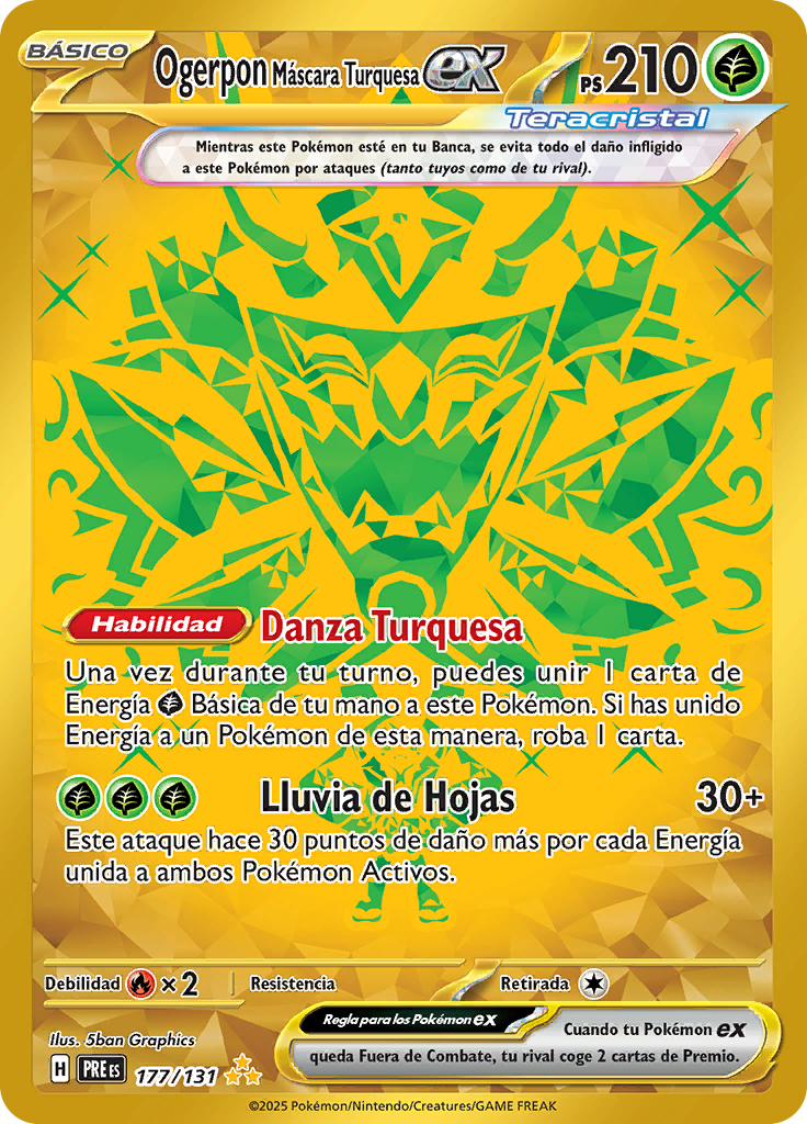 Ogerpon Máscara Turquesa ex