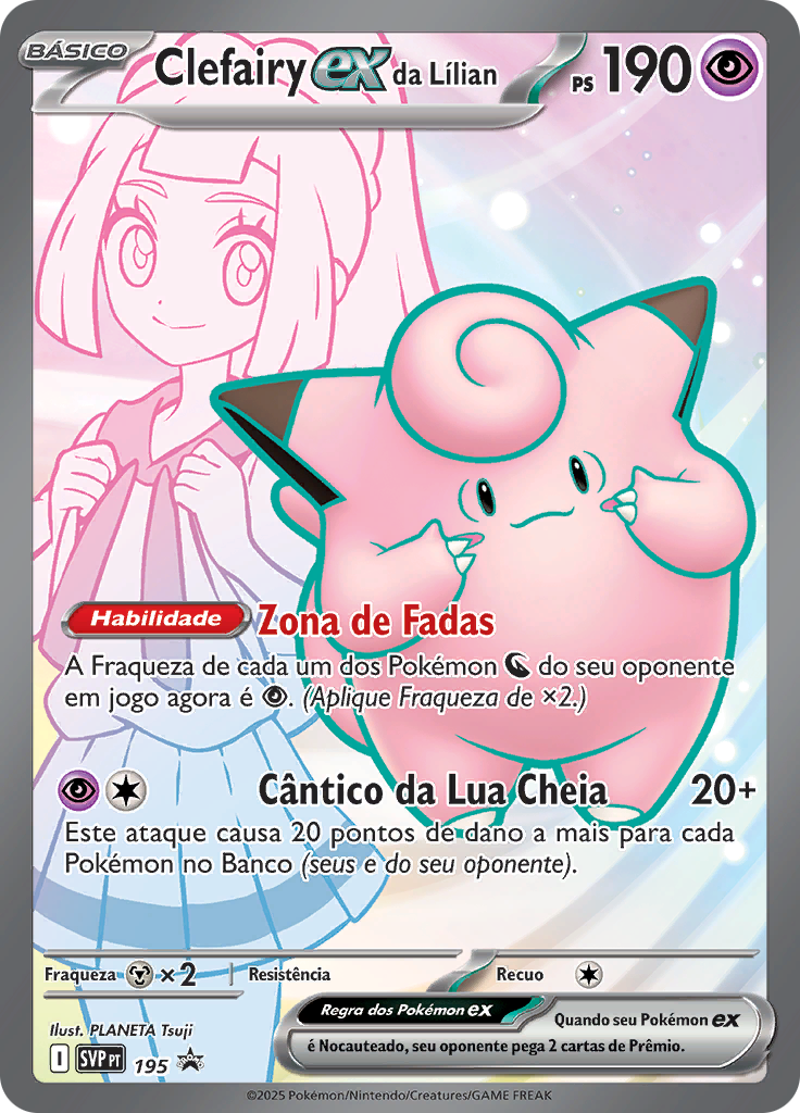 Clefairy ex da Lílian