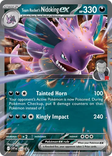 Team Rocket's Nidoking ex
