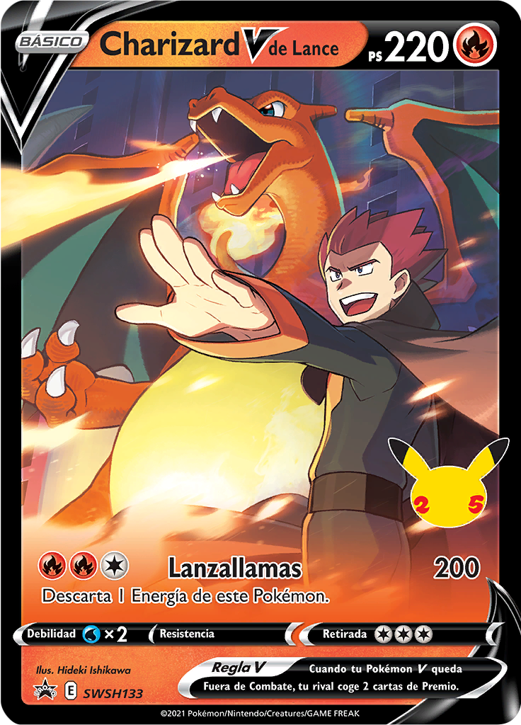 Charizard V de Lance
