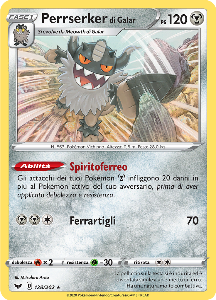 Perrserker di Galar (Reverse Holo)