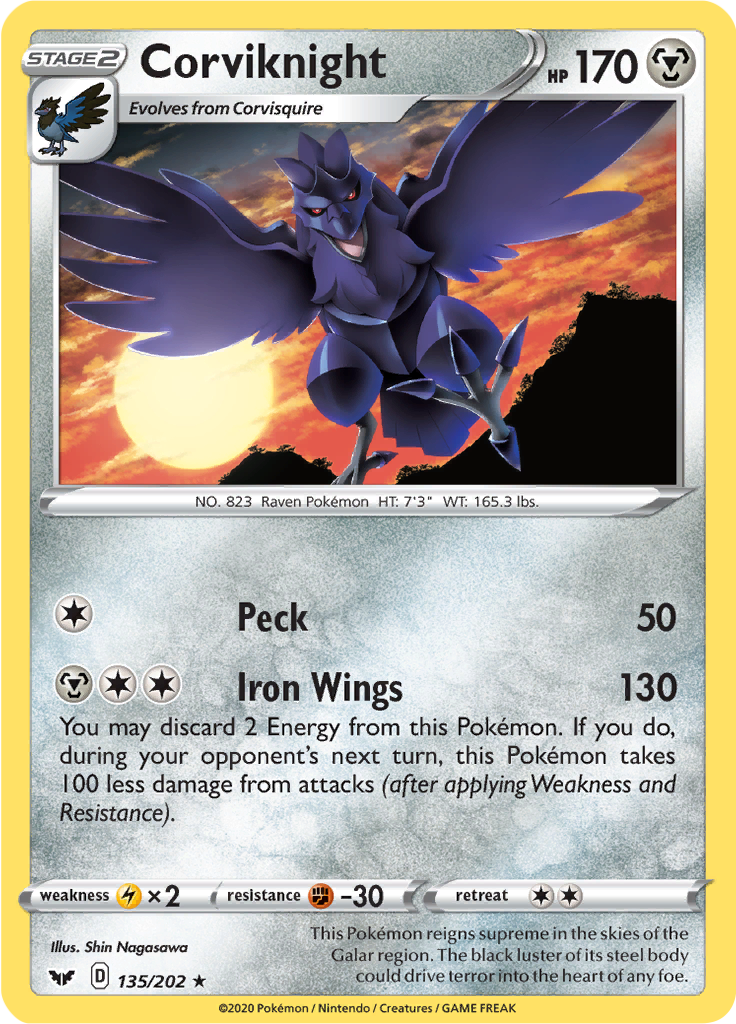 Corviknight (Reverse Holo)