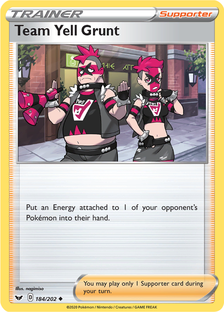 Team Yell Grunt (Reverse Holo)