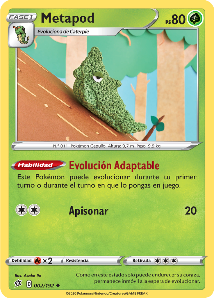Metapod (Reverse Holo)