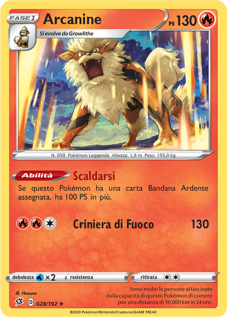 Arcanine (Reverse Holo)